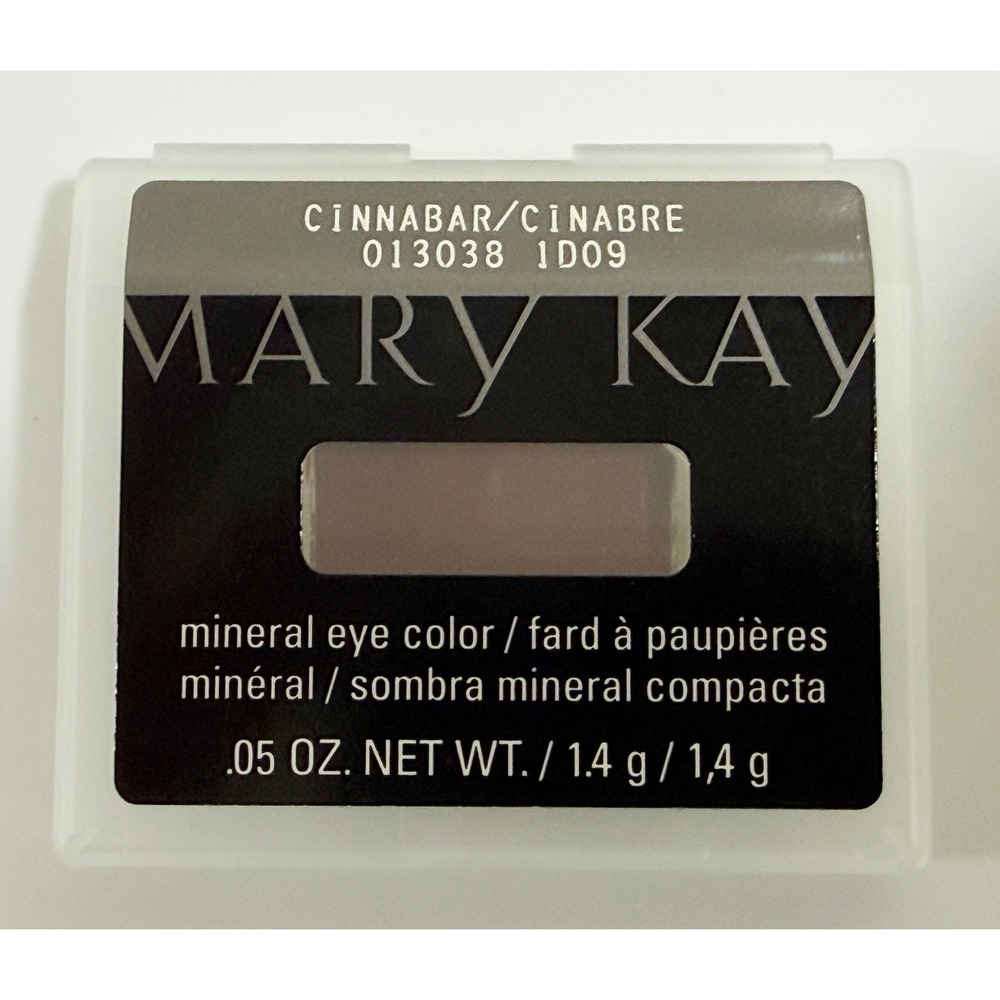 Mary‎ Kay Mineral Eye Color Women .05 oz Cinnabar Matte Brown Single Pan 013038
